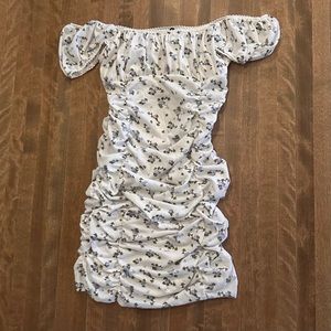 NWT Urban Outfitters Floral Ruched Dress